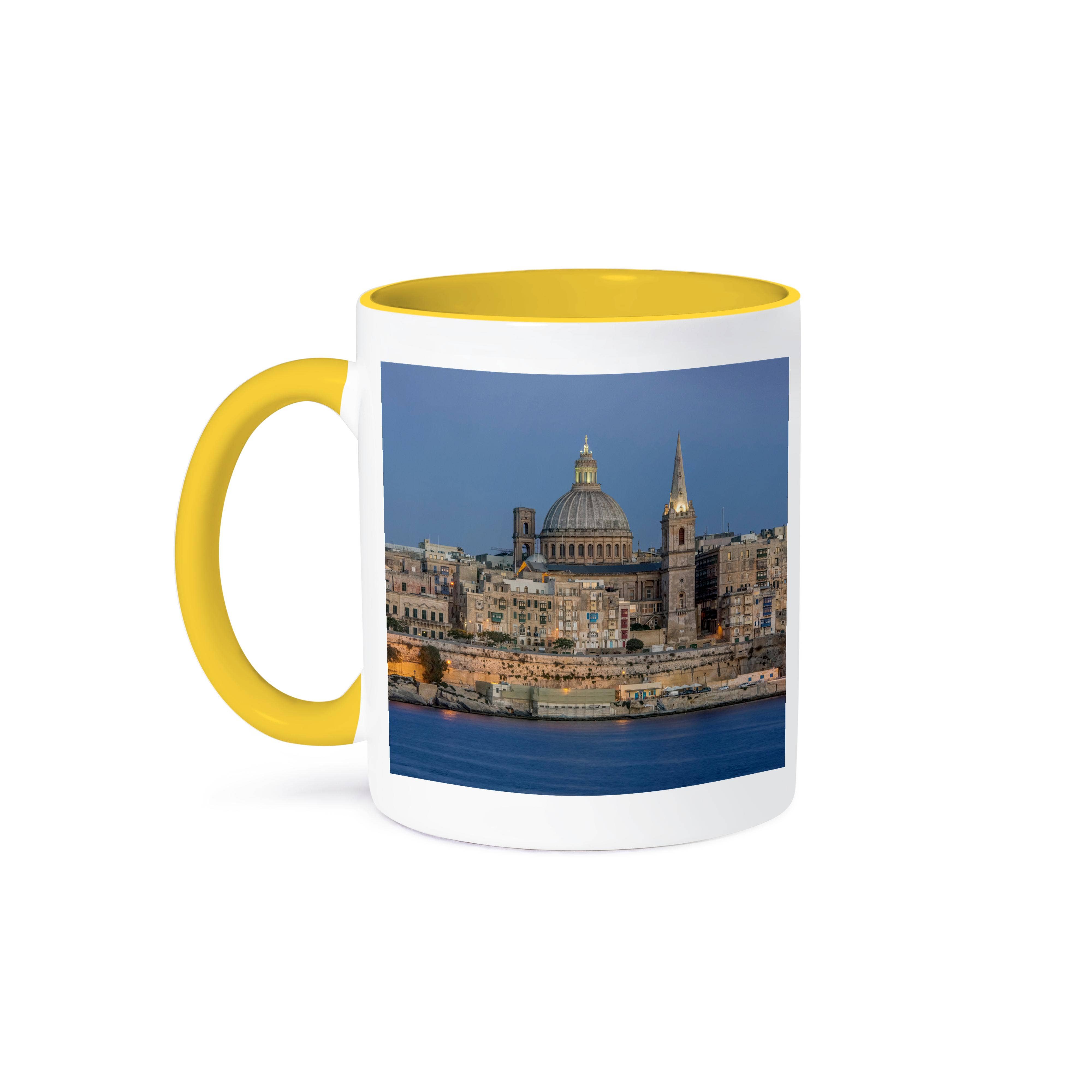 3dRose - Wholesale Coffee Mug - 3dRose, Europe, Malta, Valletta, historic skyline at Dusk, Mug0