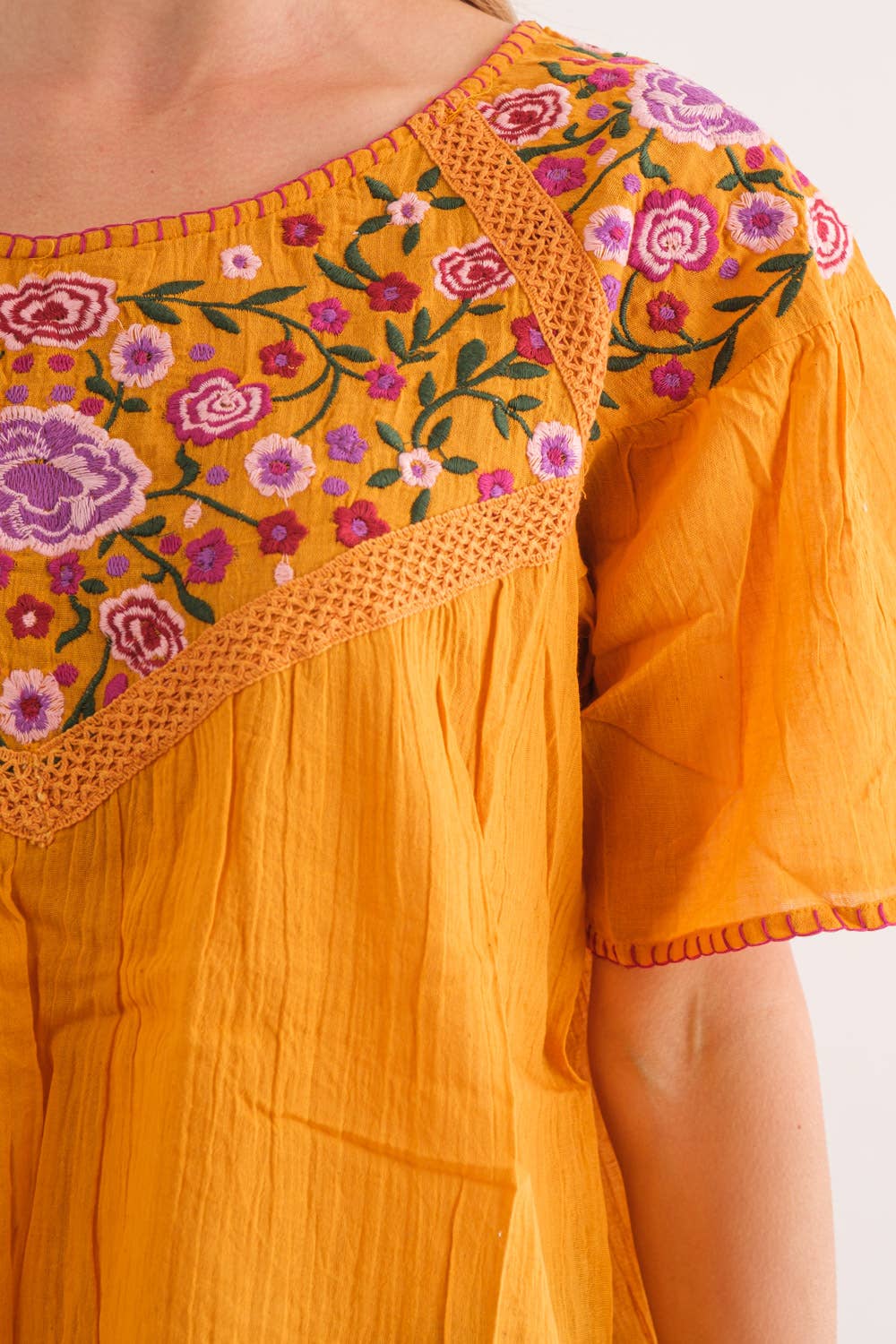 Raj Trading & Imports (USA) Inc. - Wholesale Blouse - Women's - Lola Embroidered Top5