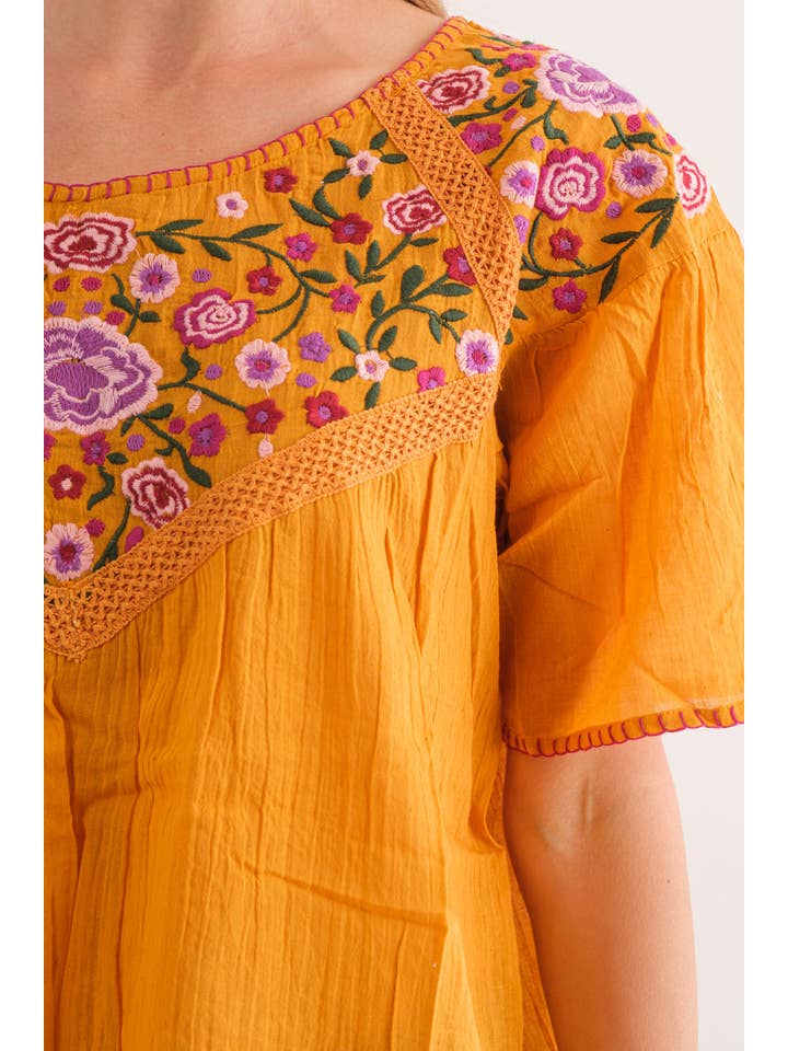 Raj Trading & Imports (USA) Inc. - Wholesale Blouse - Women's - Lola Embroidered Top5