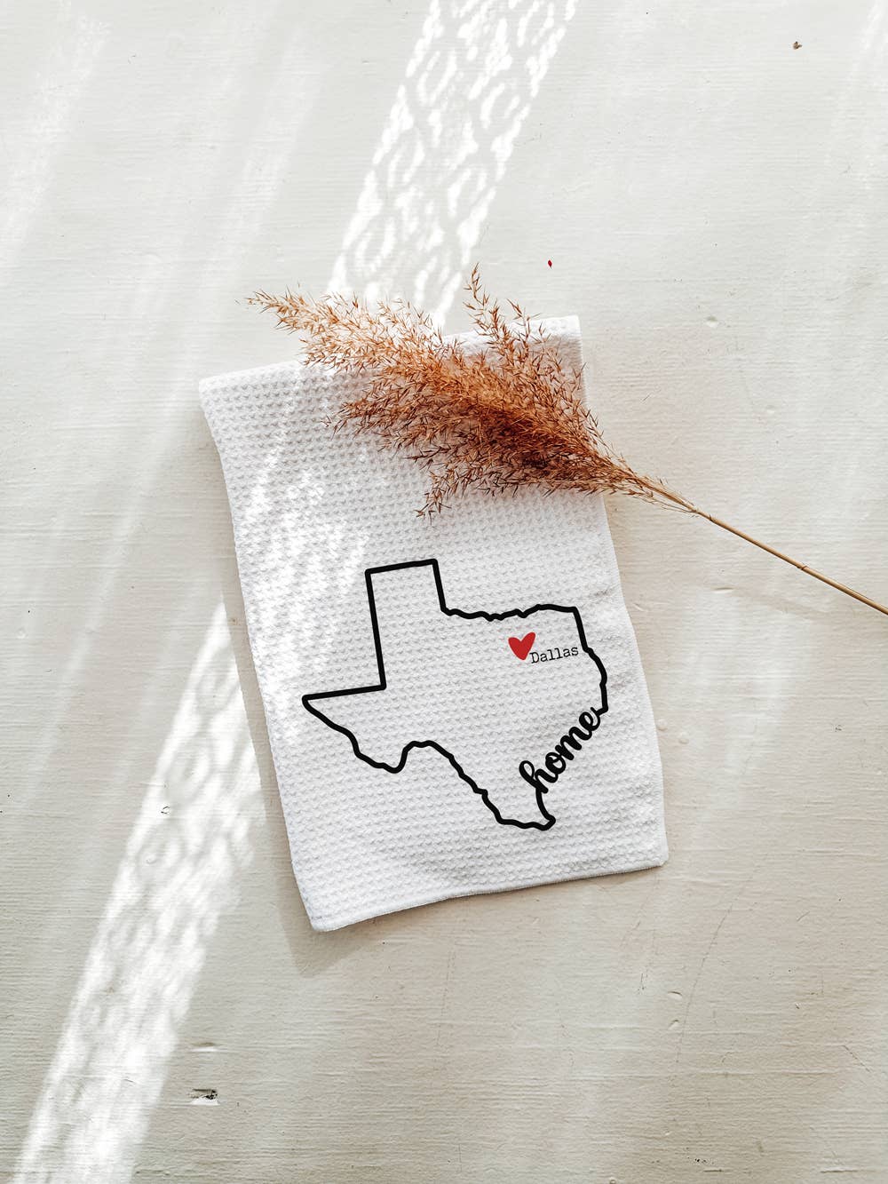 521handmade - Wholesale Tea Towel - Texas State Kitchen Towel - Custom City & State Tea Towel1