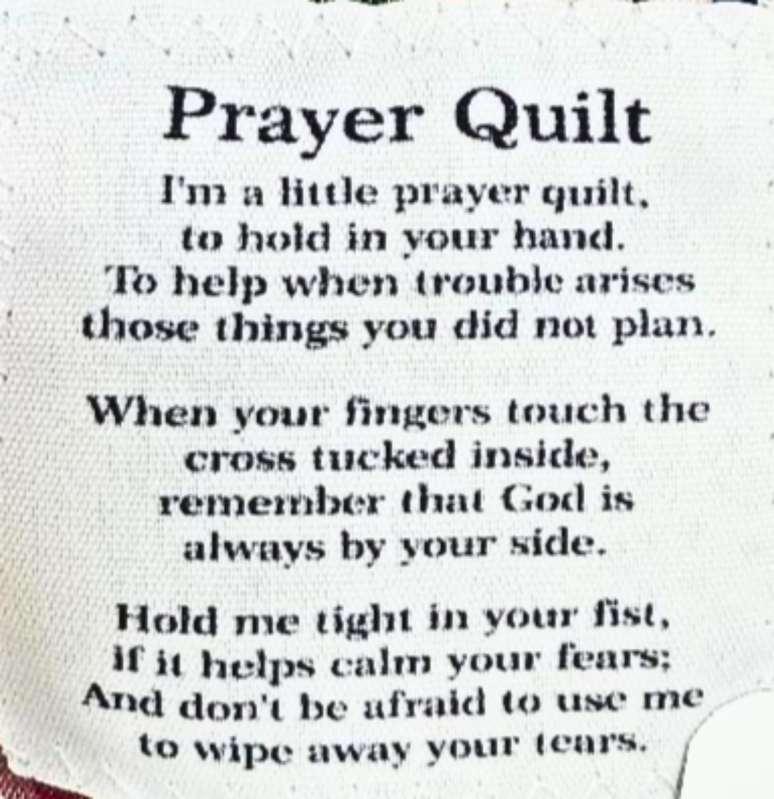 Paradise Island Gold and Silver - Wholesale Keepsake Coin/Token - Multicolor Mini Prayer Quilt – Premium Angel Charm Gift6