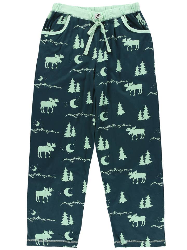 Moose Silouette Women's Pajama Pant for wholesale by Lazy One
