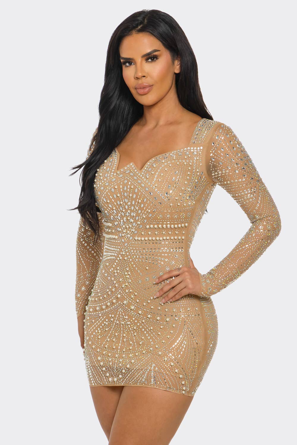 BANJUL - Wholesale Dress - Women's - BCCDS72256 & WIDE-STRAP RHINESTONE MINI DRESS14