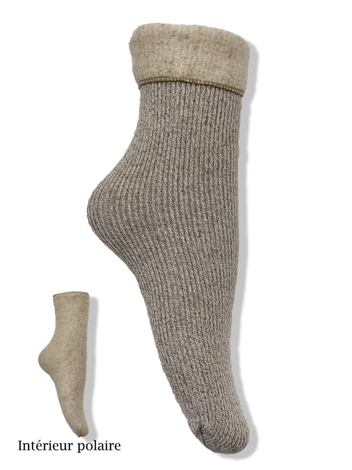 Assorted Thick fleece socks/W13882 for wholesale on Faire5