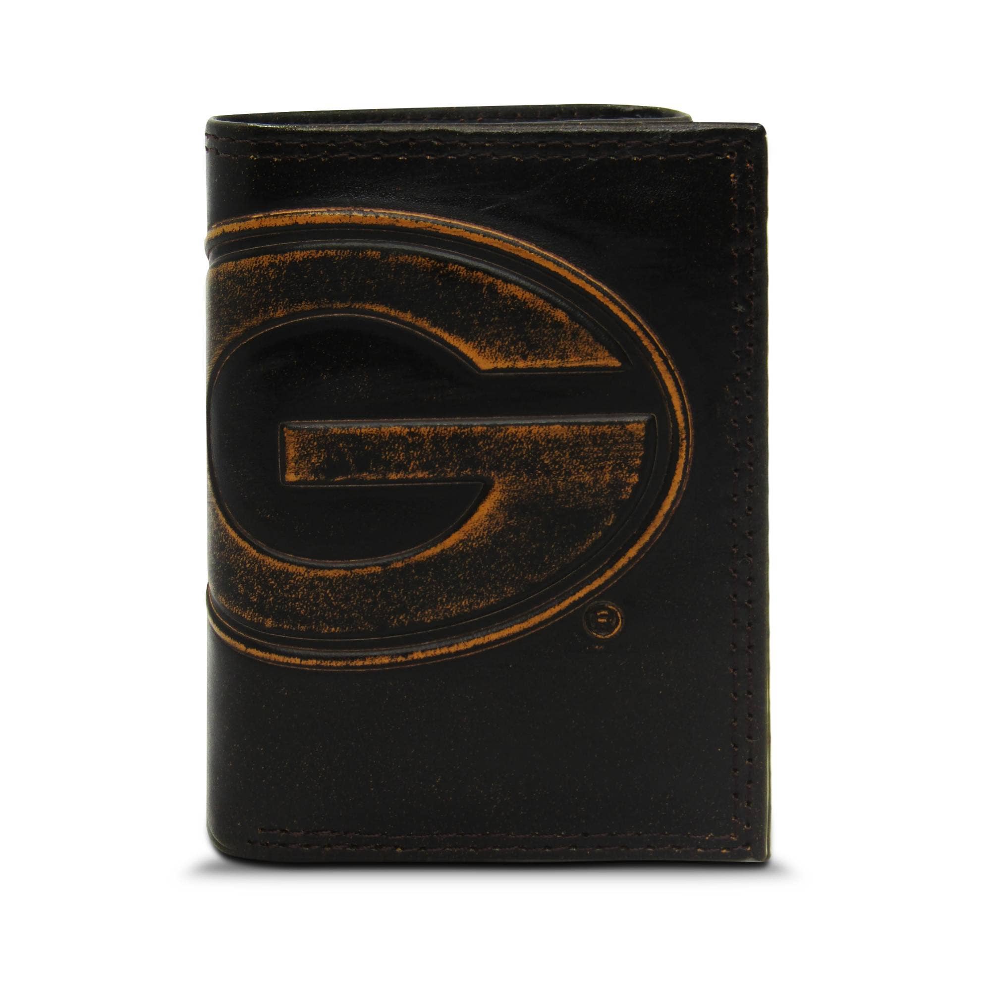 Zep-Pro - Wholesale Wallet - Men's - Georgia Bulldogs Burnished Leather Trifold Wallet0