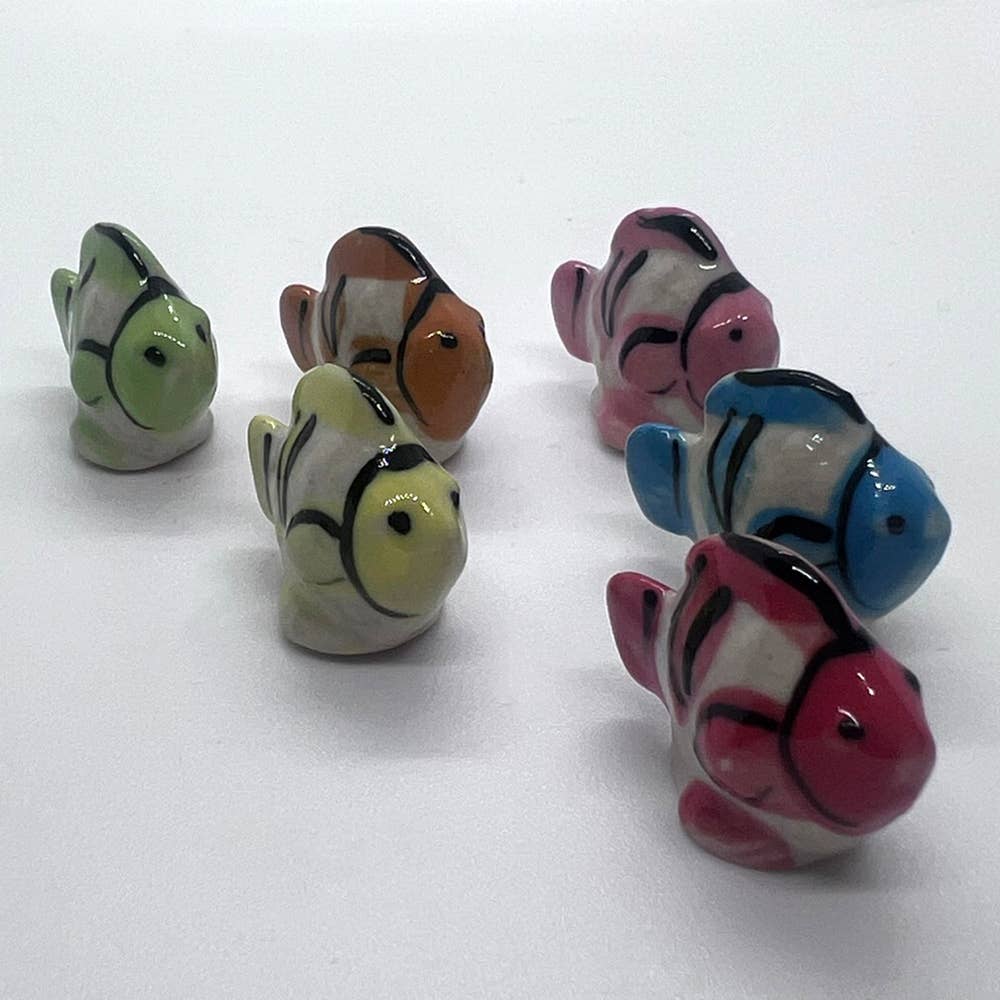 VIE - Wholesale Decorative Figurine - Mini Ceramic Figurine, Assorted Colour, Approx. 2cm61