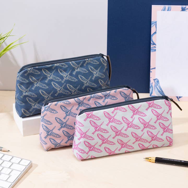 Sustainable Cotton Accessories & Pencil Case | Herons for wholesale by Holchester Designs