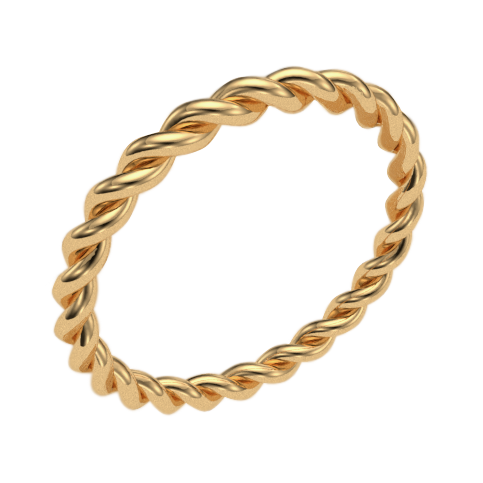 AWENI - Wholesale Band/Stacked Ring - Ring Mila Gold2