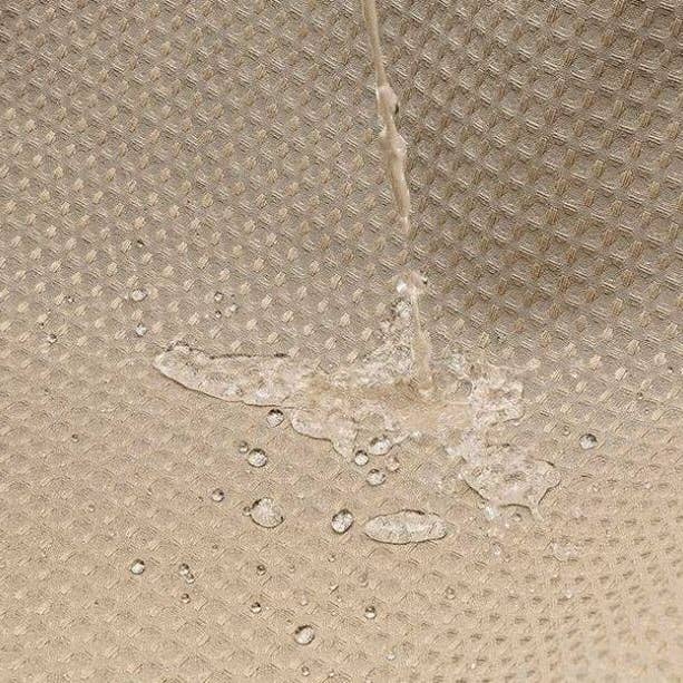 MOUD Home – Revestimento de cortina de chuveiro por atacado – Cortina de Banho Waffle em Caqui - 180X200 cm3