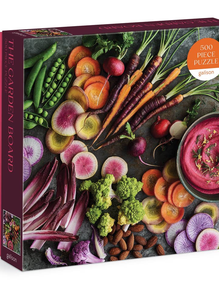 The Garden Board 500 Piece Puzzle for wholesale by Chronicle Books
