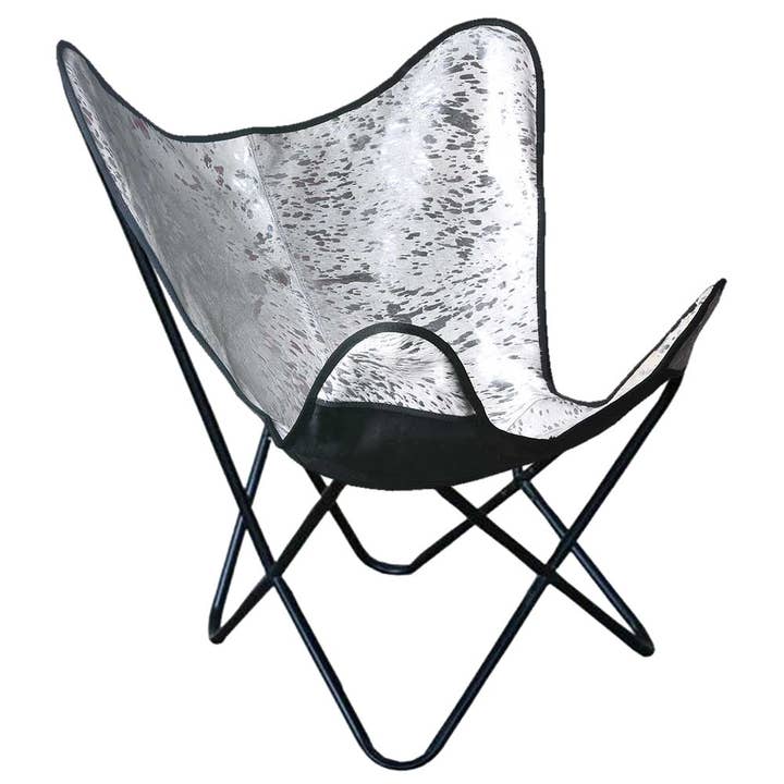 HILASON - Wholesale Chair - Leather Butterfly Chair Folding Lounge Modern Sling Seat