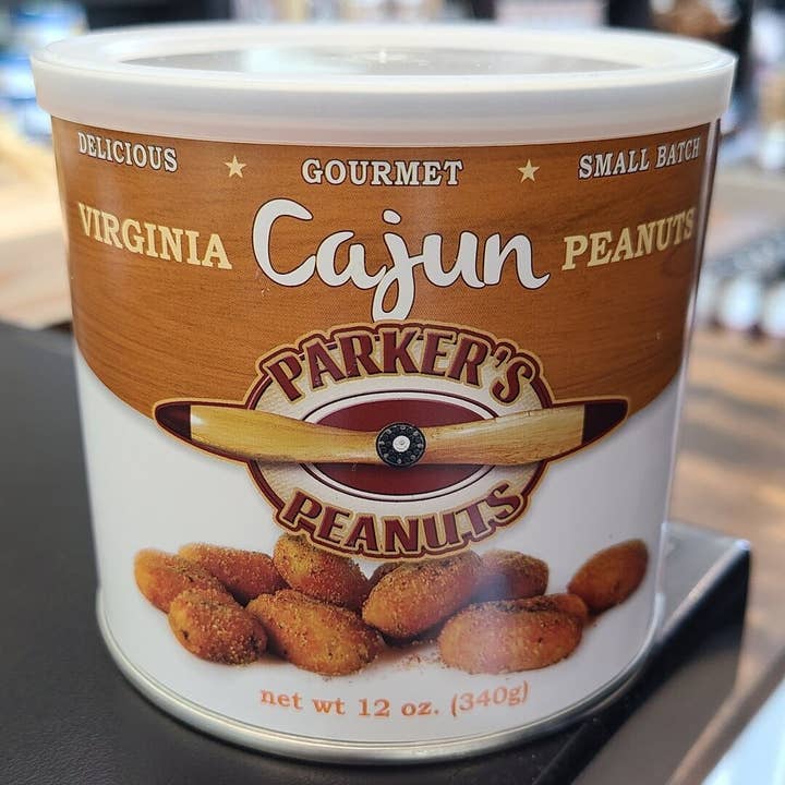 12 oz Cacahuètes Cajun pour la vente par PARKERS PEANUTS
