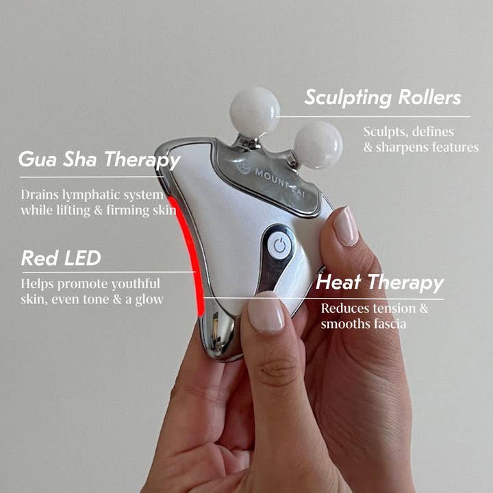 Mount Lai - Wholesale Gua Sha Tool - The Vitality Qi LED Gua Sha Device with Protective Pouch