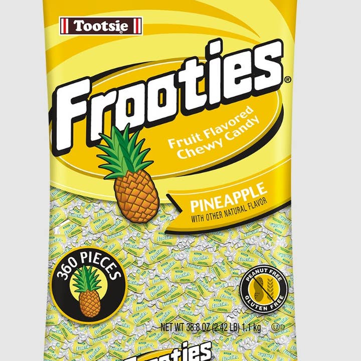 Grandpa Joe's Candy Shop - Wholesale Gummy - Frooties Bulk, Pineapple 38.8oz Bag0