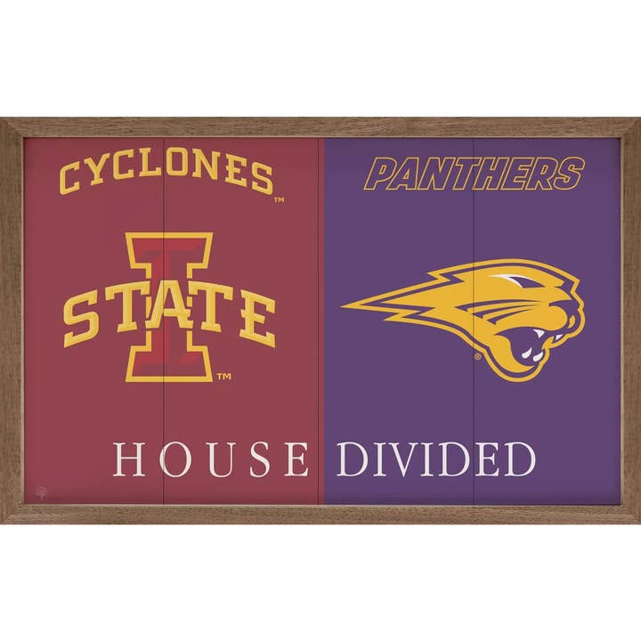 House Divided Iowa State University & Iowa State University for wholesale by Kendrick Home