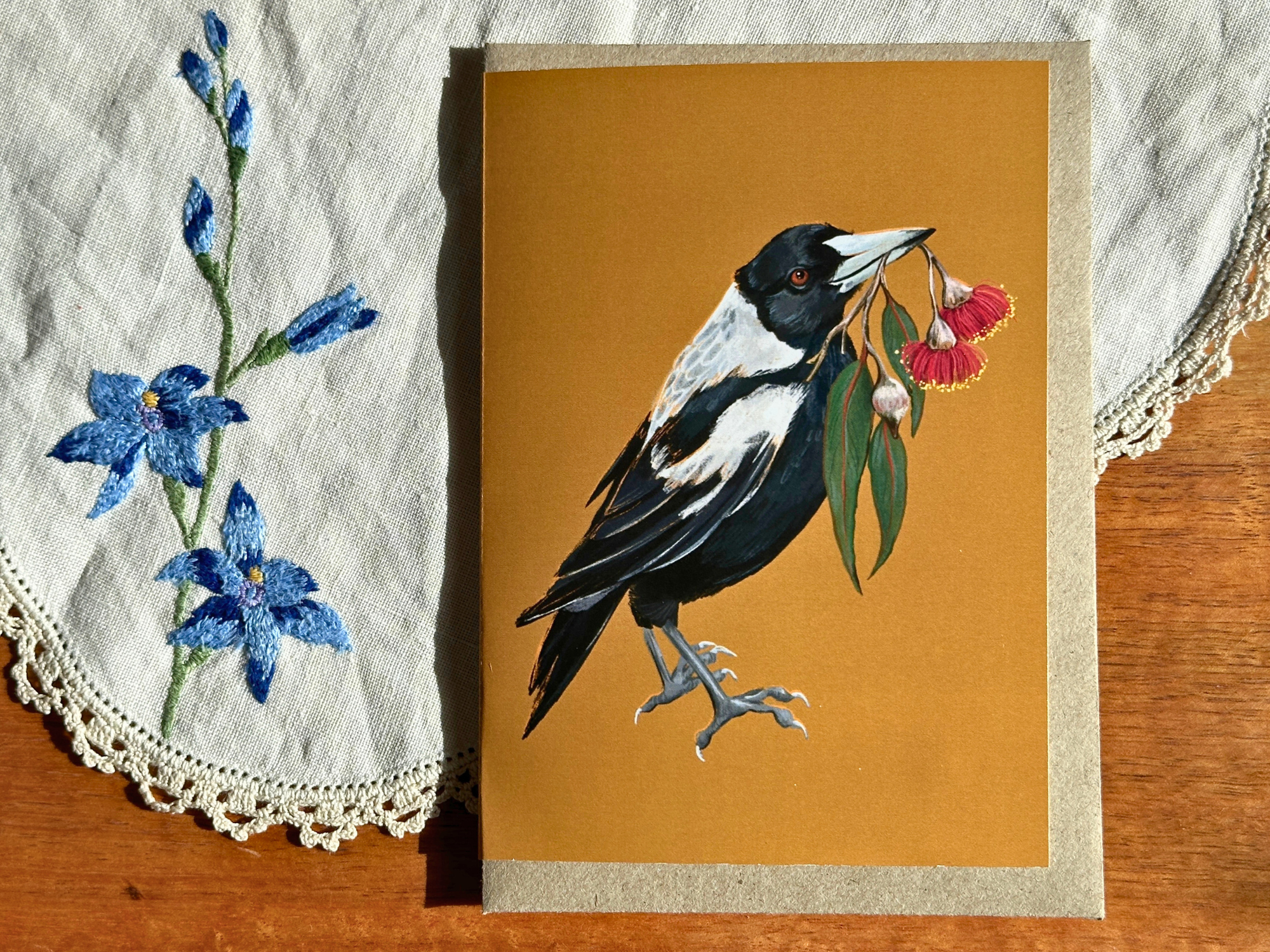 Anna Seed Art - Vente Carte de vœux classique - Carte de vœux - Pie1