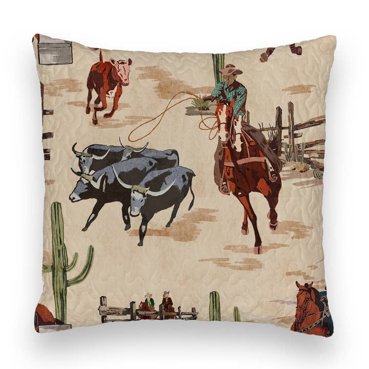 Blaze Gewatteerd 20" Kussen voor wholesale door Ida Mae Home