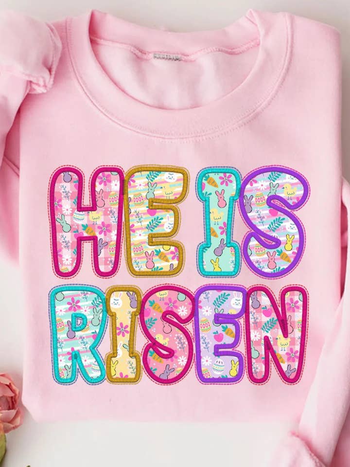 Hij is Risen Bunny voor wholesale door Truth Bomb Boutique LLC