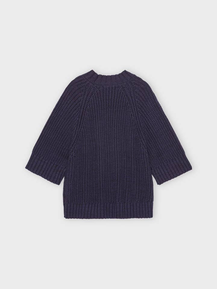 change rib knit - navy melange for wholesale on Faire