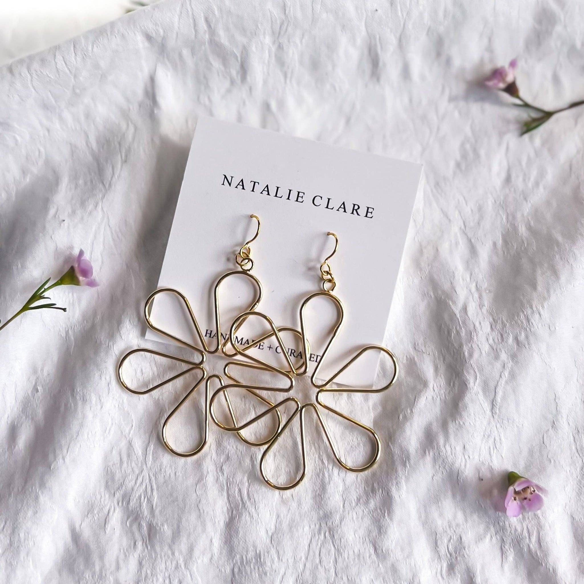 Natalie Clare Collections - Wholesale Dangle Earrings - Flower Power Earring1