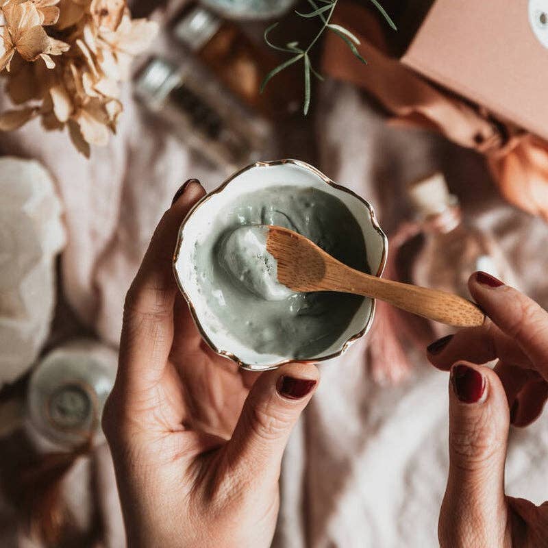 Coral & Moss – wholesale Skincare face mask – GREEN CLAY MASK POWDER2