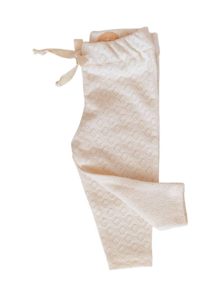 Leggings pour bébé / Pointoille biologique pour la vente par PETITE EvelinaApparel