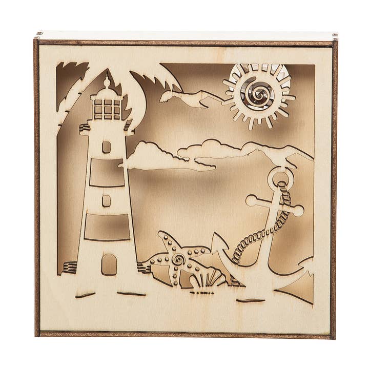 Lighthouse Scene Led for wholesale by Beachcombers