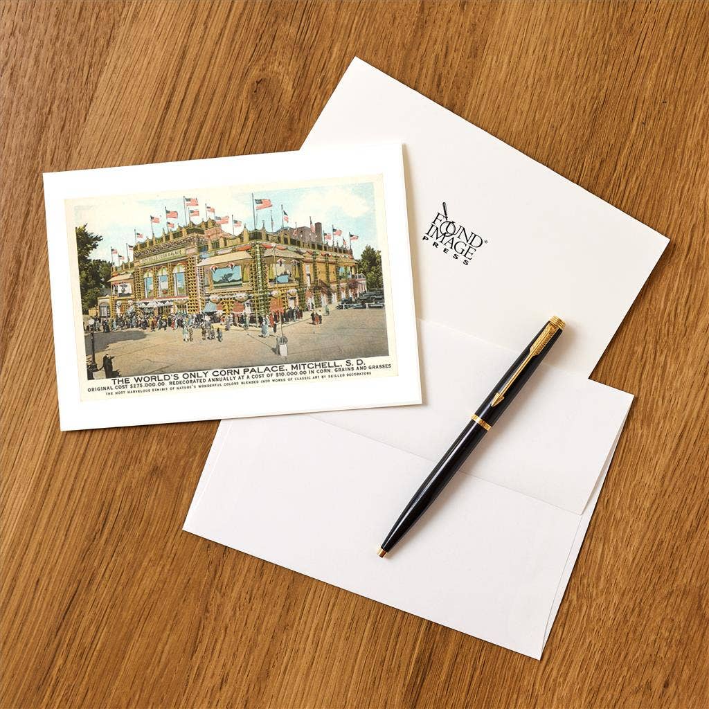 Found Image Press - Wholesale Stationery/Notecard Set - Greeting Card DS-55 Corn Palace, Mitchell1