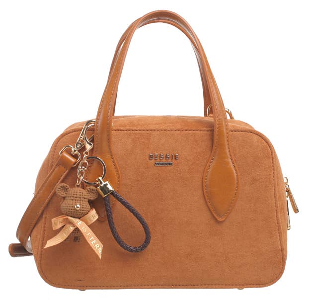 Bessie London - Vendita all'ingrosso Borsa tote - Donna - BORSA TOTE IN CAMOSCIO TEDDY CHARM4