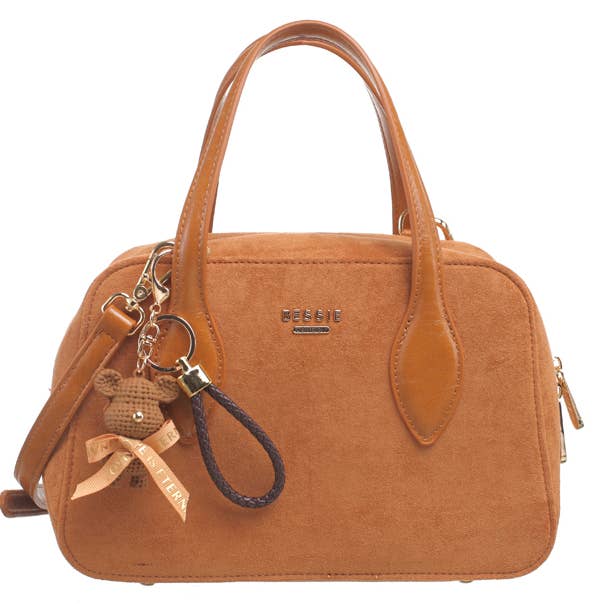 Bessie London - Vendita all'ingrosso Borsa tote - Donna - BORSA TOTE IN CAMOSCIO TEDDY CHARM4