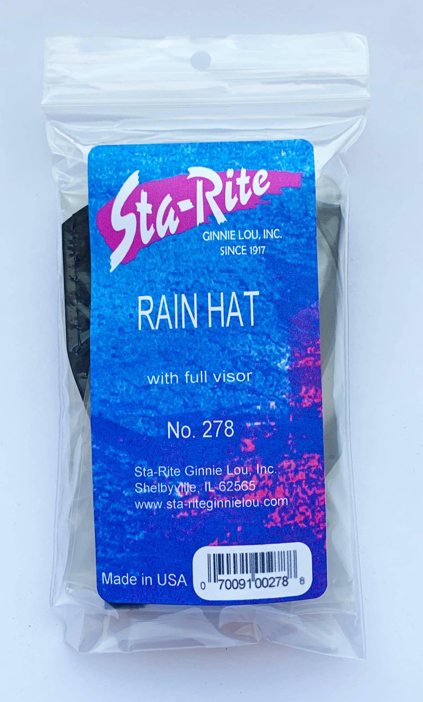 Sta-Rite Ginnie Lou - Wholesale Visor - Women's - Vinyl Rain Cap with Visor0