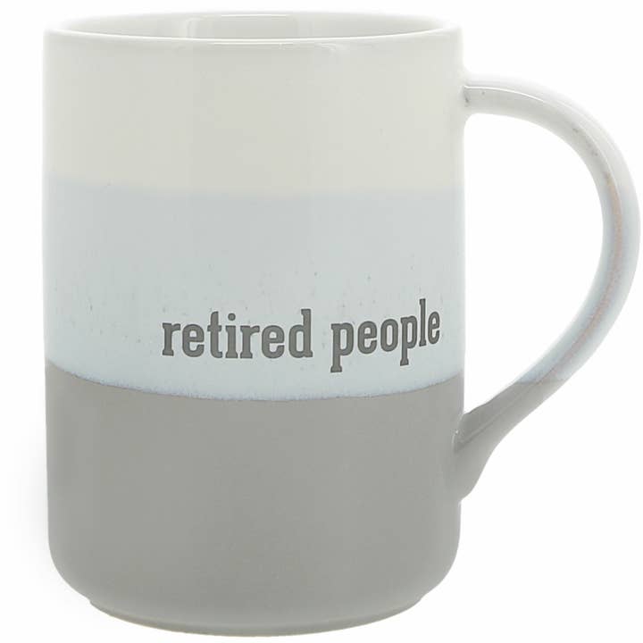 Retired People - Tasse 18 oz pour la vente par Pavilion