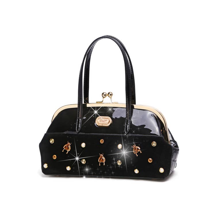 Brangio (Italy) Company Inc. - Wholesale Top Handle Bag - Women's - Brangio Italy Chic Patent Leather Handbag