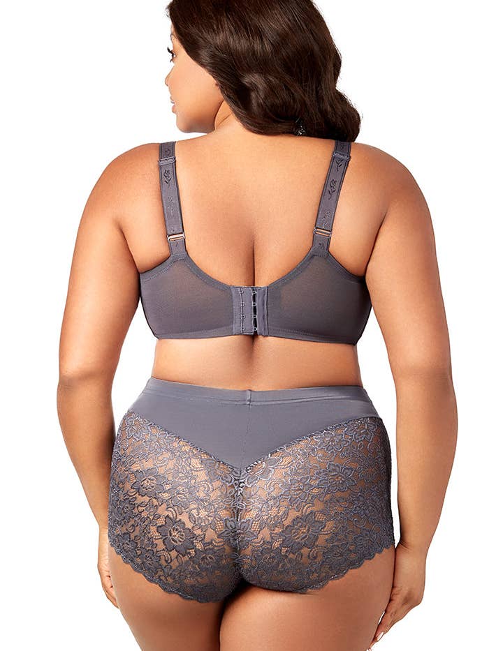 Lacey Curves Cheeky Trosa 3311 Grå för wholesale av Elila