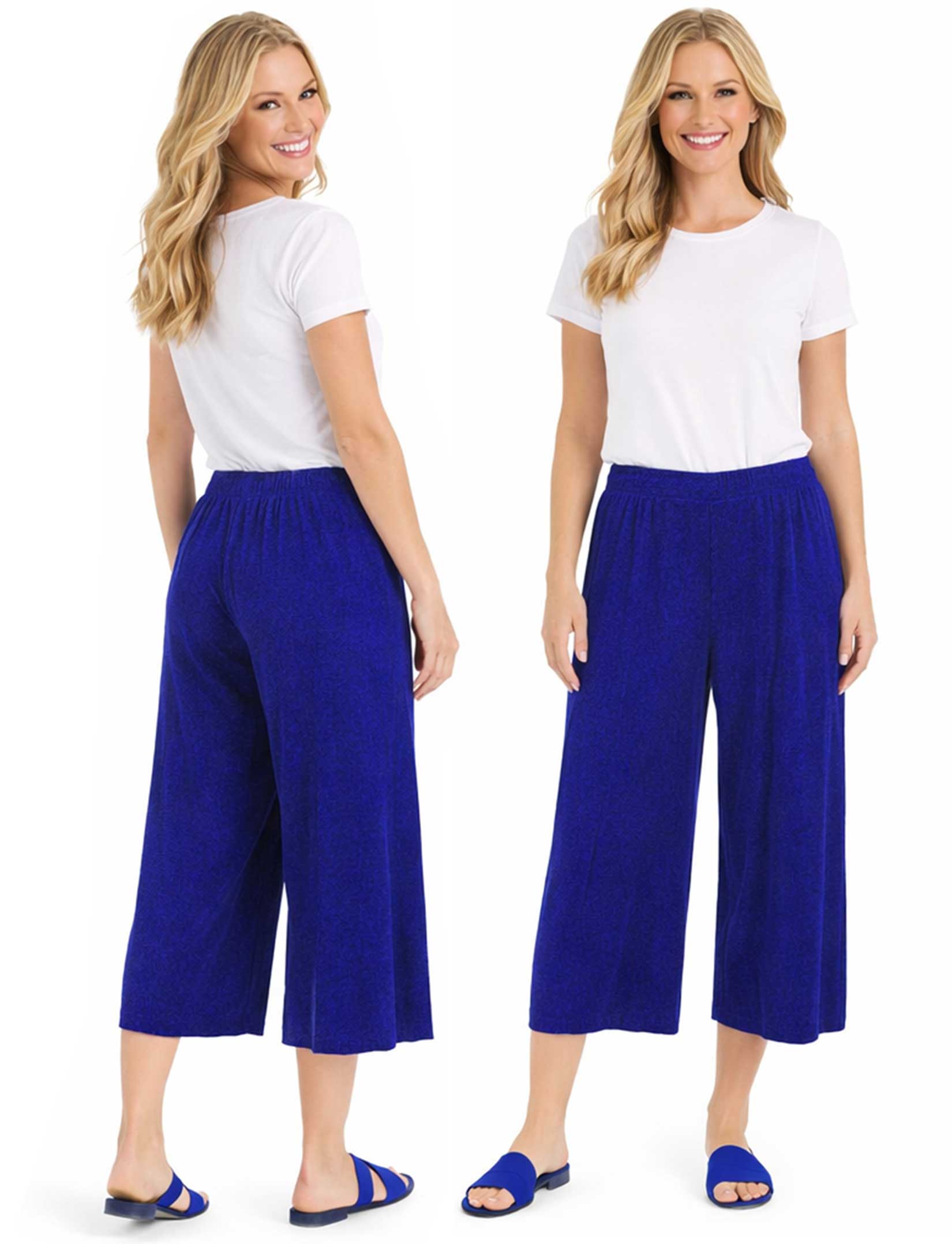 The Magic Scarf Company - Wholesale Pants - Women's - 1248 - Slinky TravelWear Capris19