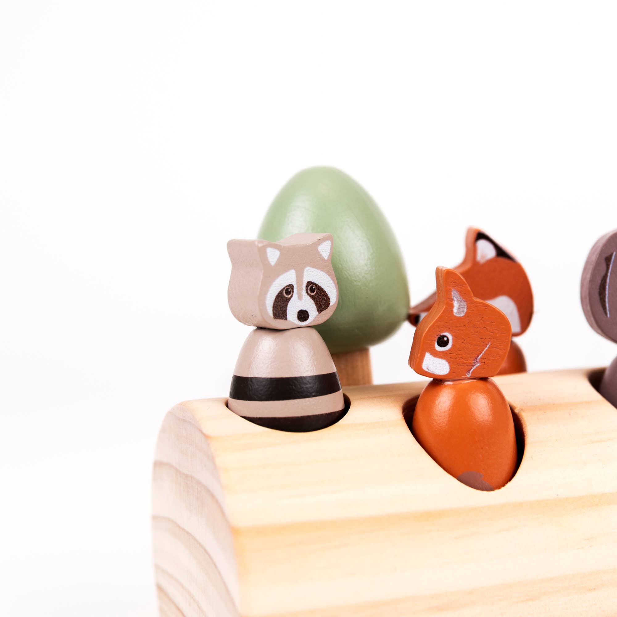 Egmont - Wholesale Wood Toy - Kids - Forest Animals In A Log8