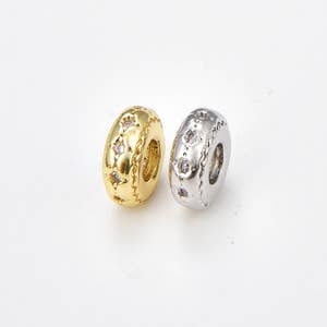 Mandala Craft Metal Spacer Beads for Jewelry Making Bulk Pack – Round  Silver Spacer Beads Gold Beads – 4mm 5mm Bead Spacers for Jewelry Making  1500