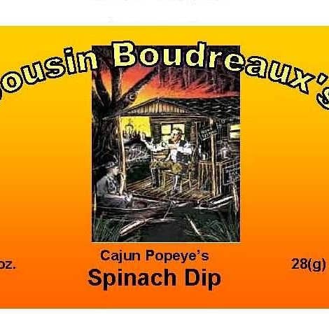 Cousin Boudreaux's Cajun Foods - Wholesale Dip - Cousin Boudreaux's Popeye Spinach Dip