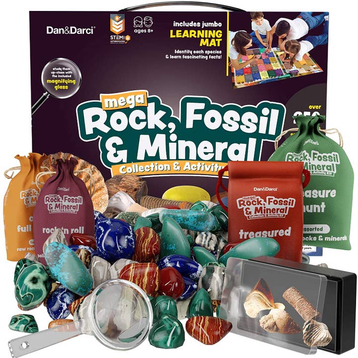 Dan&Darci - Wholesale Toy Set - Kids - Mega Rock, Fossil & Mineral Collection