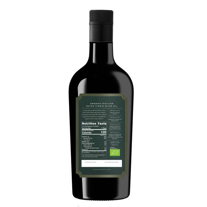 Cucina Cipoletti - Wholesale Olive Oil - Organic Extra Virgin Olive Oil Bottle3