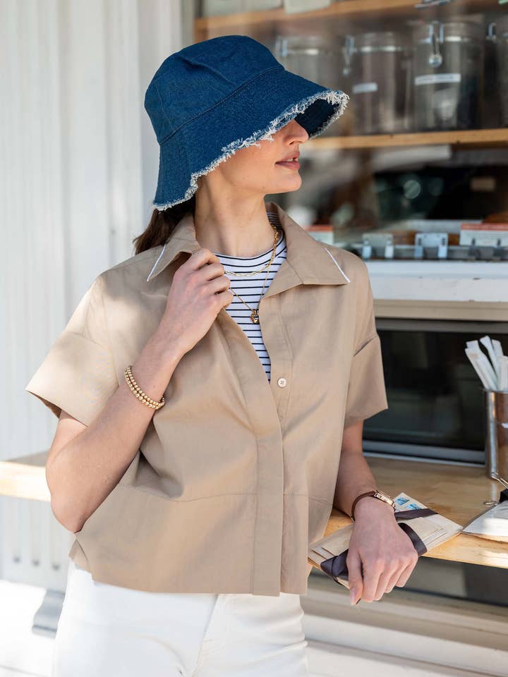 Sailor Wide Hem Shirt for wholesale by MERSEA