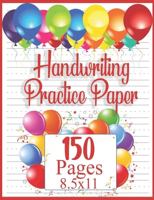 Books by splitShops - Wholesale Display Book - Handwriting Practice Paper: 150 pages 8.5x11 Handwriting Paper - Handwriting Printing Workbook (Ages 2-4, 3-5) (Tracing Practice Book for Preschoolers - Paperback0