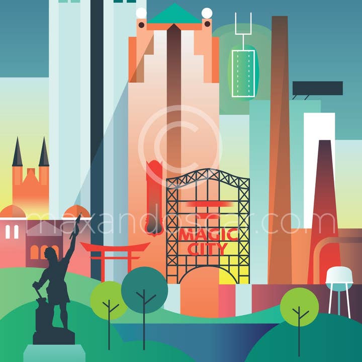 ESTAMPADO BIRMINGHAM para venta al por mayor de Max & Oscar