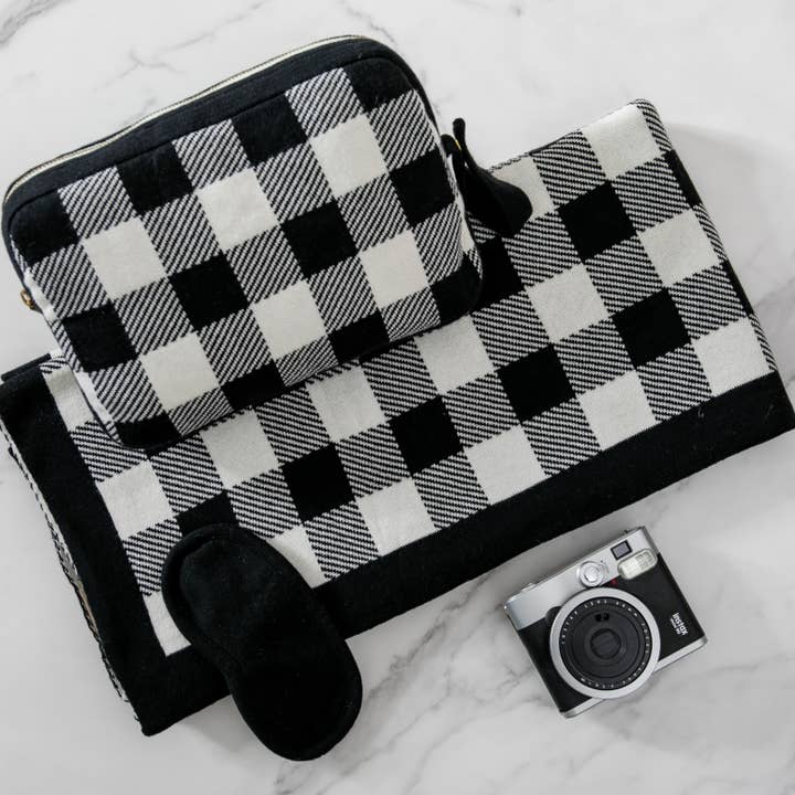 Plaid - Natural/Black for wholesale by Pink Lemonade