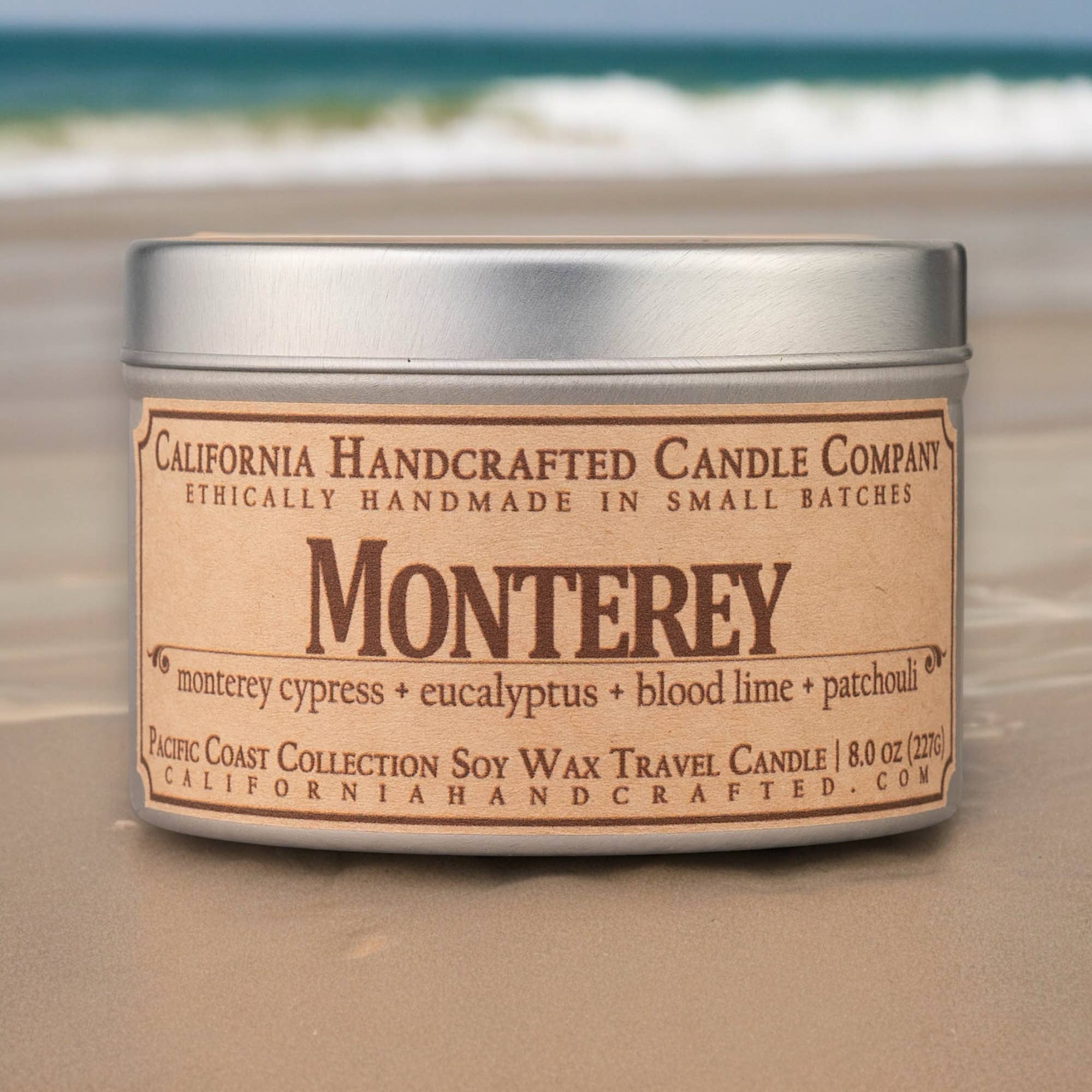 California Handcrafted - Wholesale Travel Candles - Monterey Coconut Apricot Travel Candle3