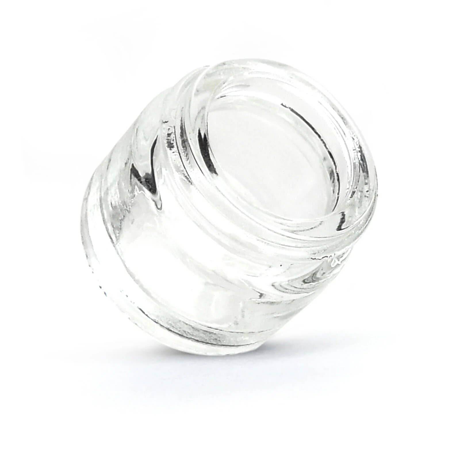 Human Objects® - Vente Pots - Récipient à concentré en verre à bouchon à vis de 5 ml, bouchon noir, 1 gramme3