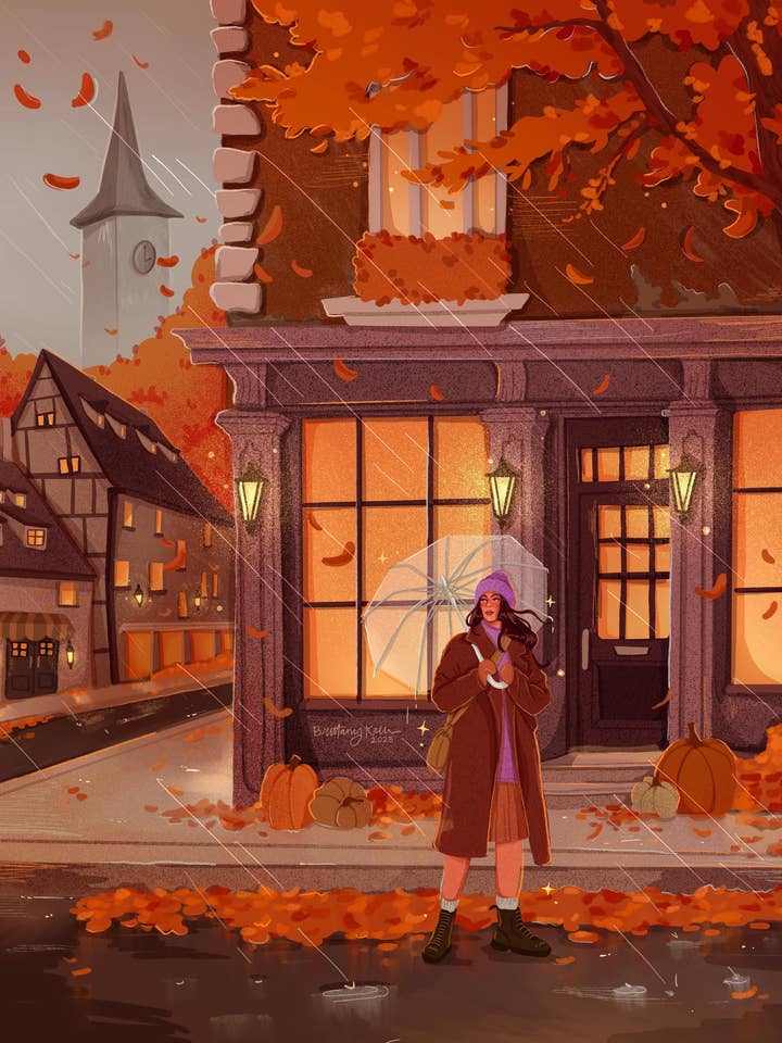 Autumn Rain for wholesale by Brittany Keller Art