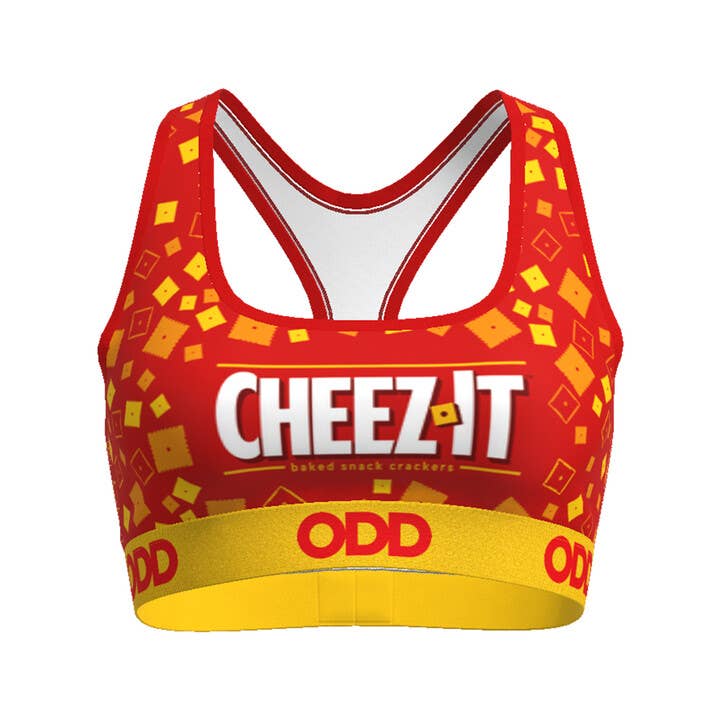 Cheez It Toss - Womens Sports Bra for wholesale by Odd Sox