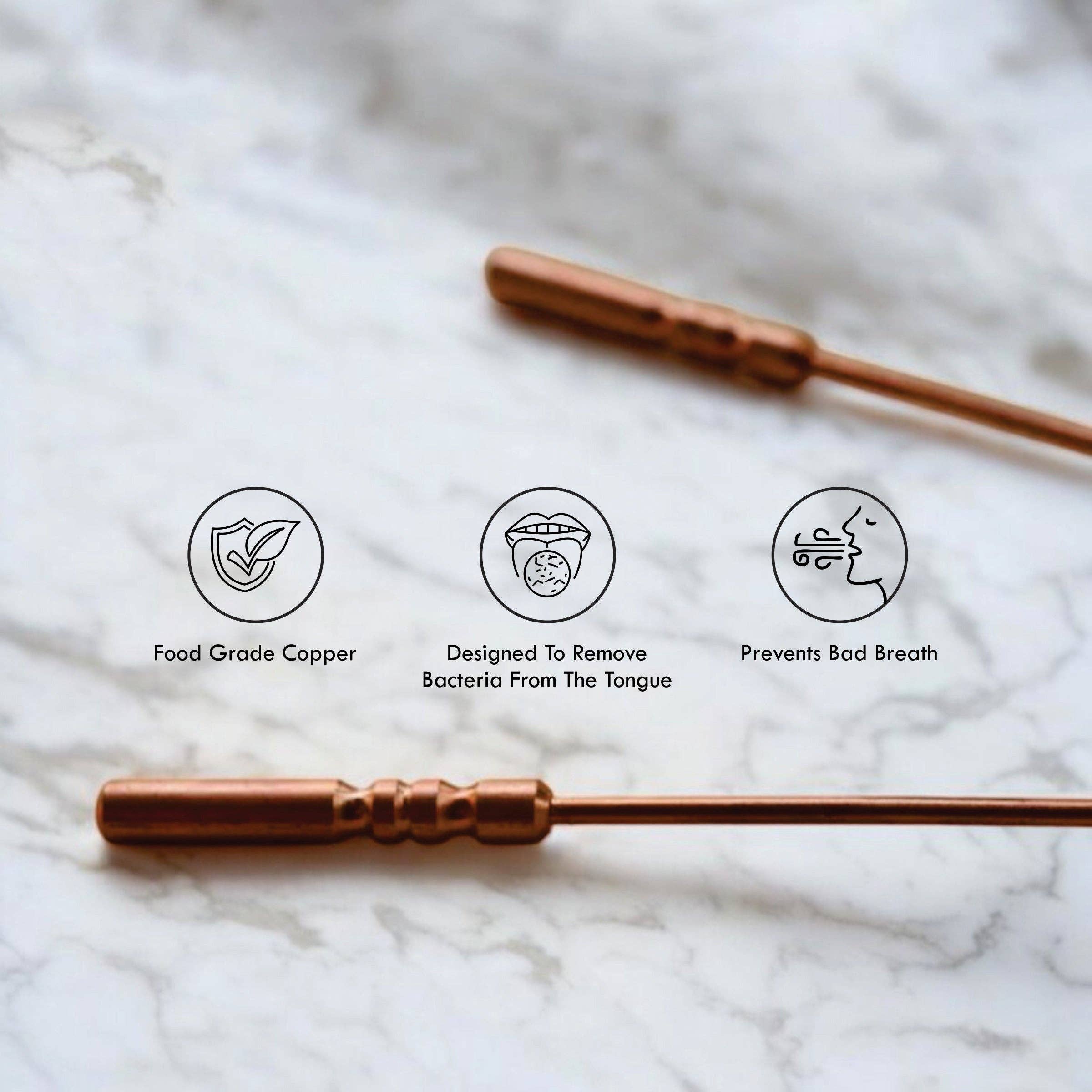Pure Copper Tongue Cleaner for wholesale on Faire2