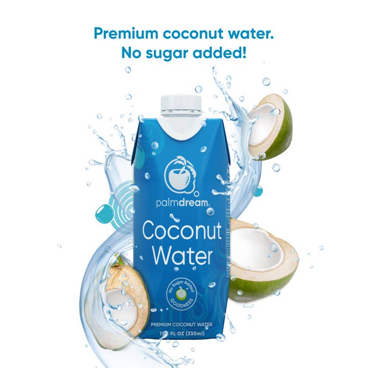 Palmdream Coconut Water - Natural 330ml (11.2fl Oz) for wholesale by Palmdream